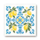 Tovaglioli 40x40 airlaid DECORO LIMONI DI MAIOLICA